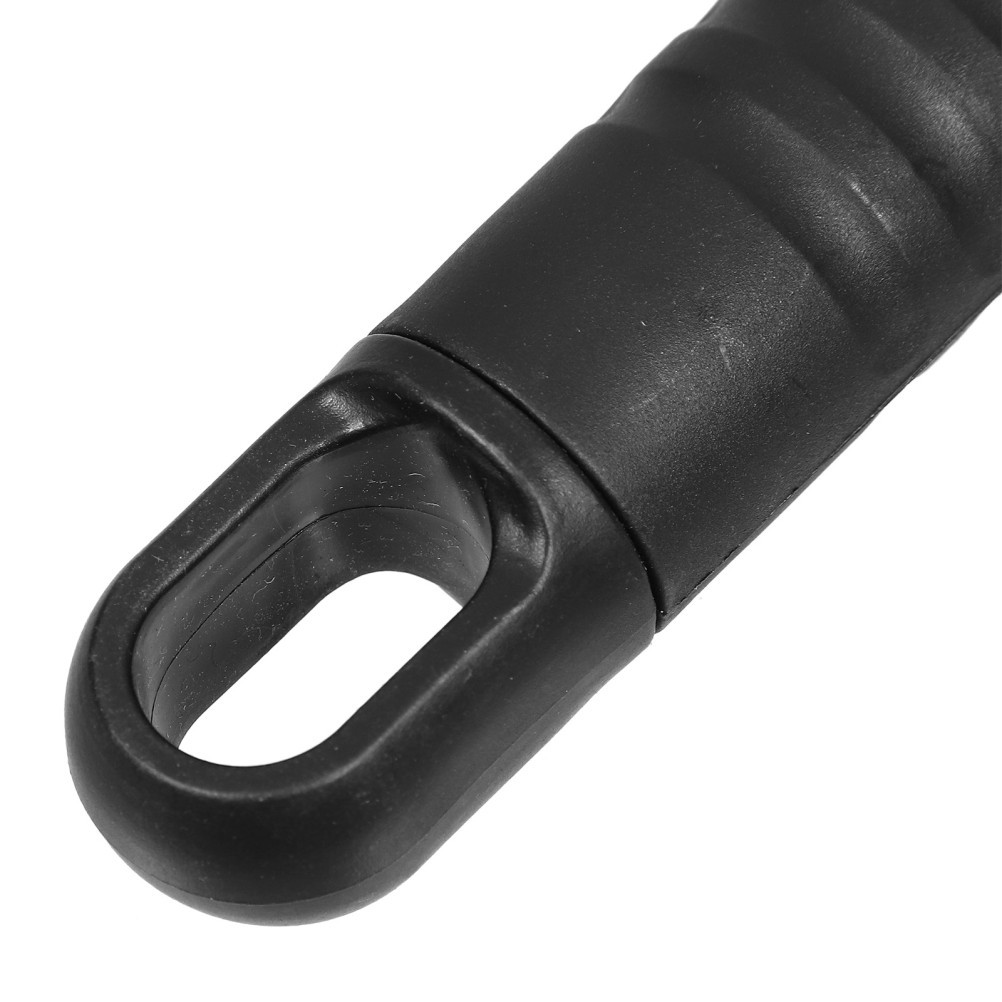 2Pcs Black Broom Replacement Grips with Antislip Design for Easy Cleaning