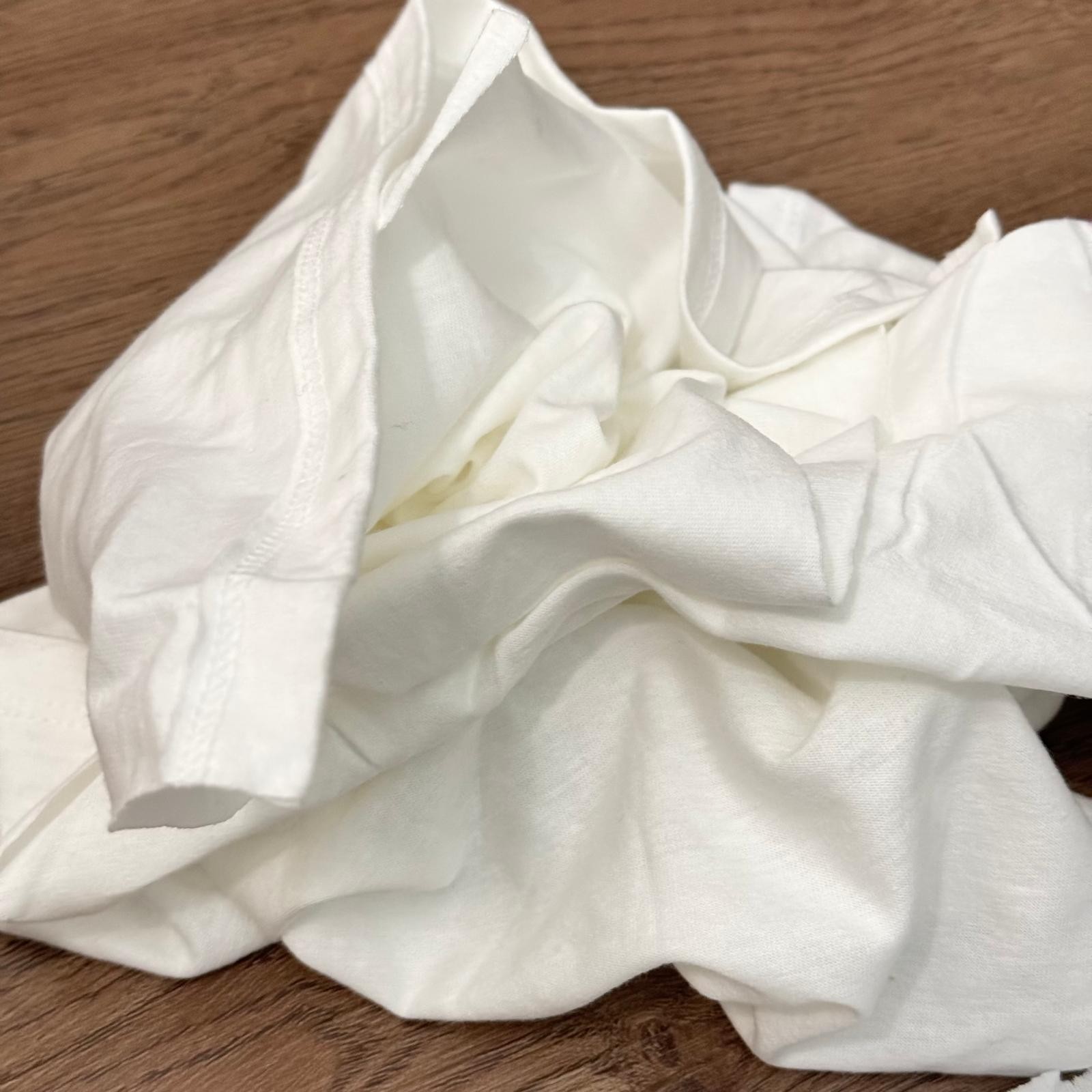 Cleaning Rags 120 White Knit – Premium T-Shirt, painting, mechanics, home, etc..