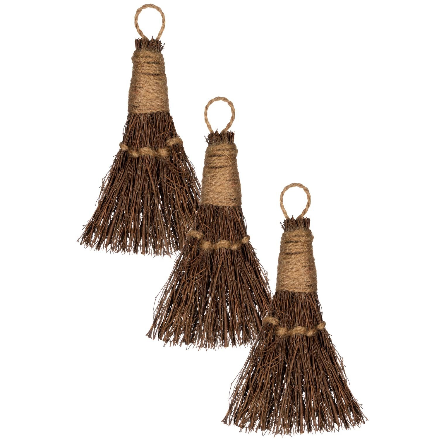 Cinnamon Broom – Cinnamon Scented 3 Pack Mini Broomsticks – Decorative Broom …