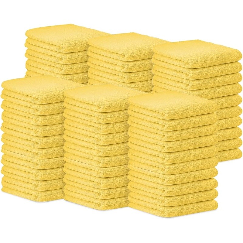 Cotton Cleaning Rags Pack of 60 Highly Absorbent Non Abrasive Terry Cloths New