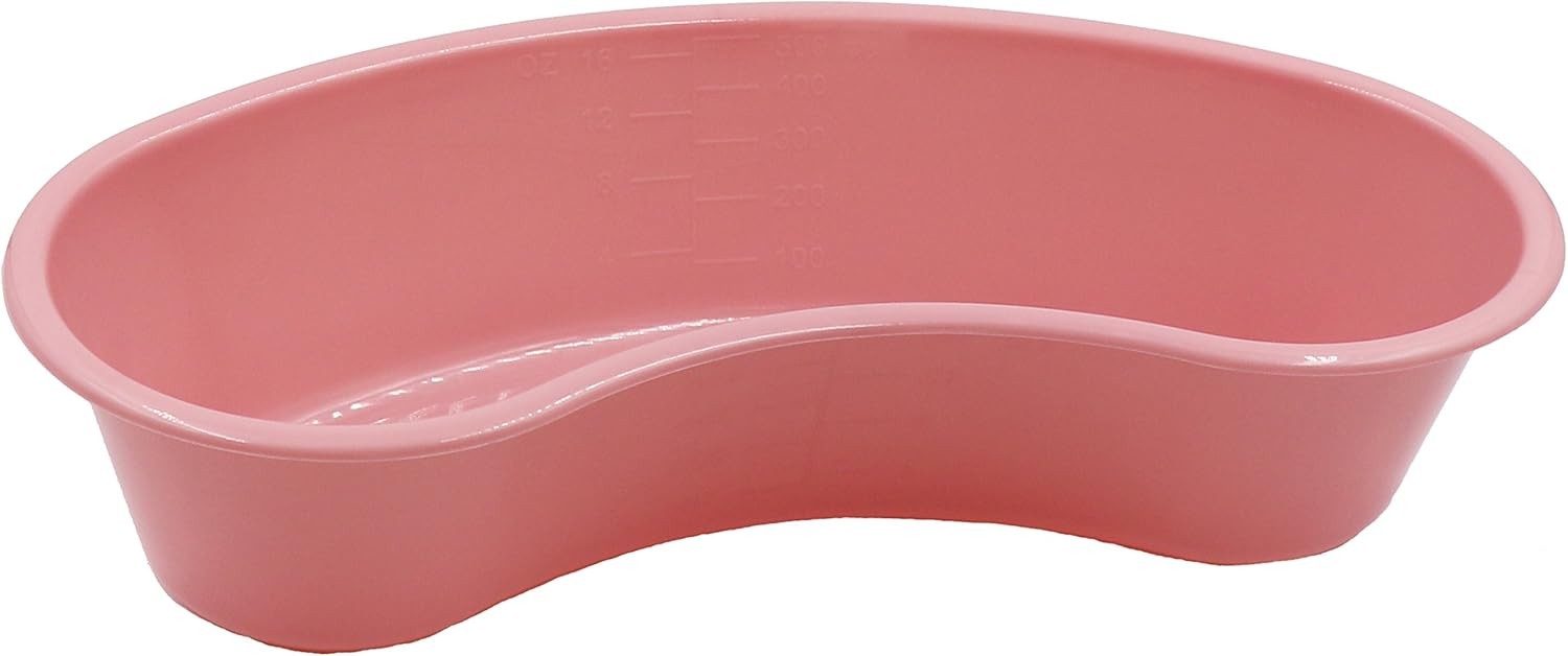 Healthstar Emesis Basin 500 Cubic Centimeter, Pack of 5 – Rose