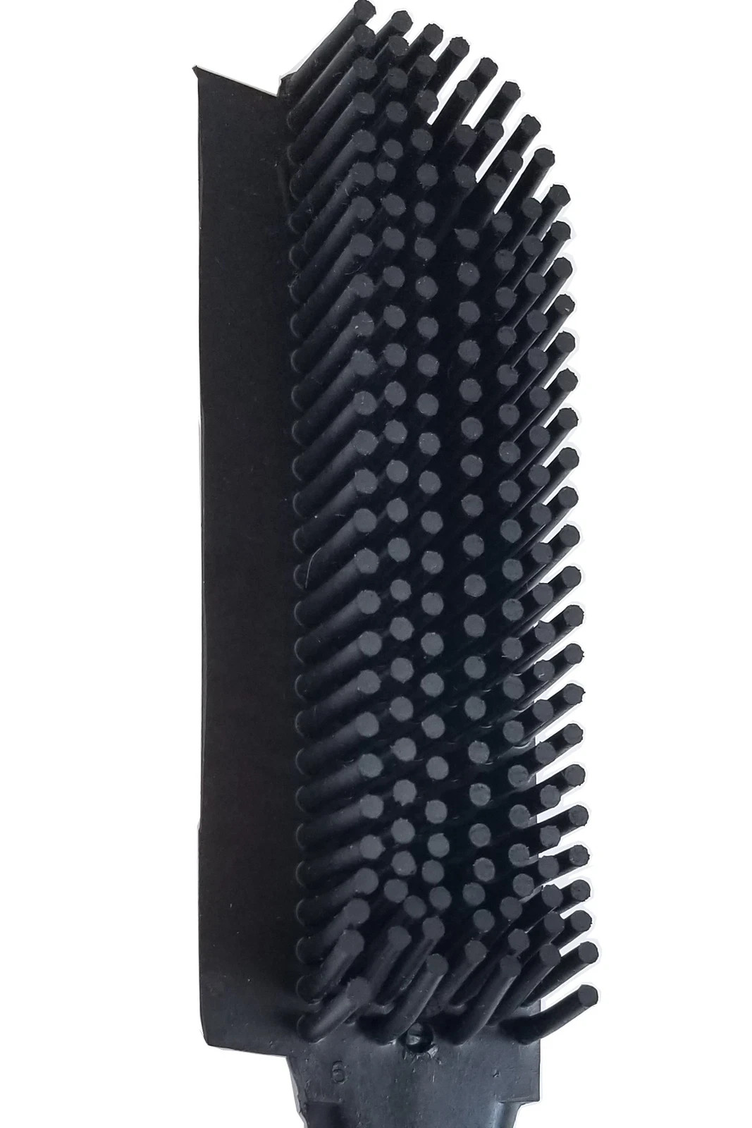 Rubber Bristle Hand Brush With Squeegee – Scrub Sweep & Clean Lint -RANDOM COLOR