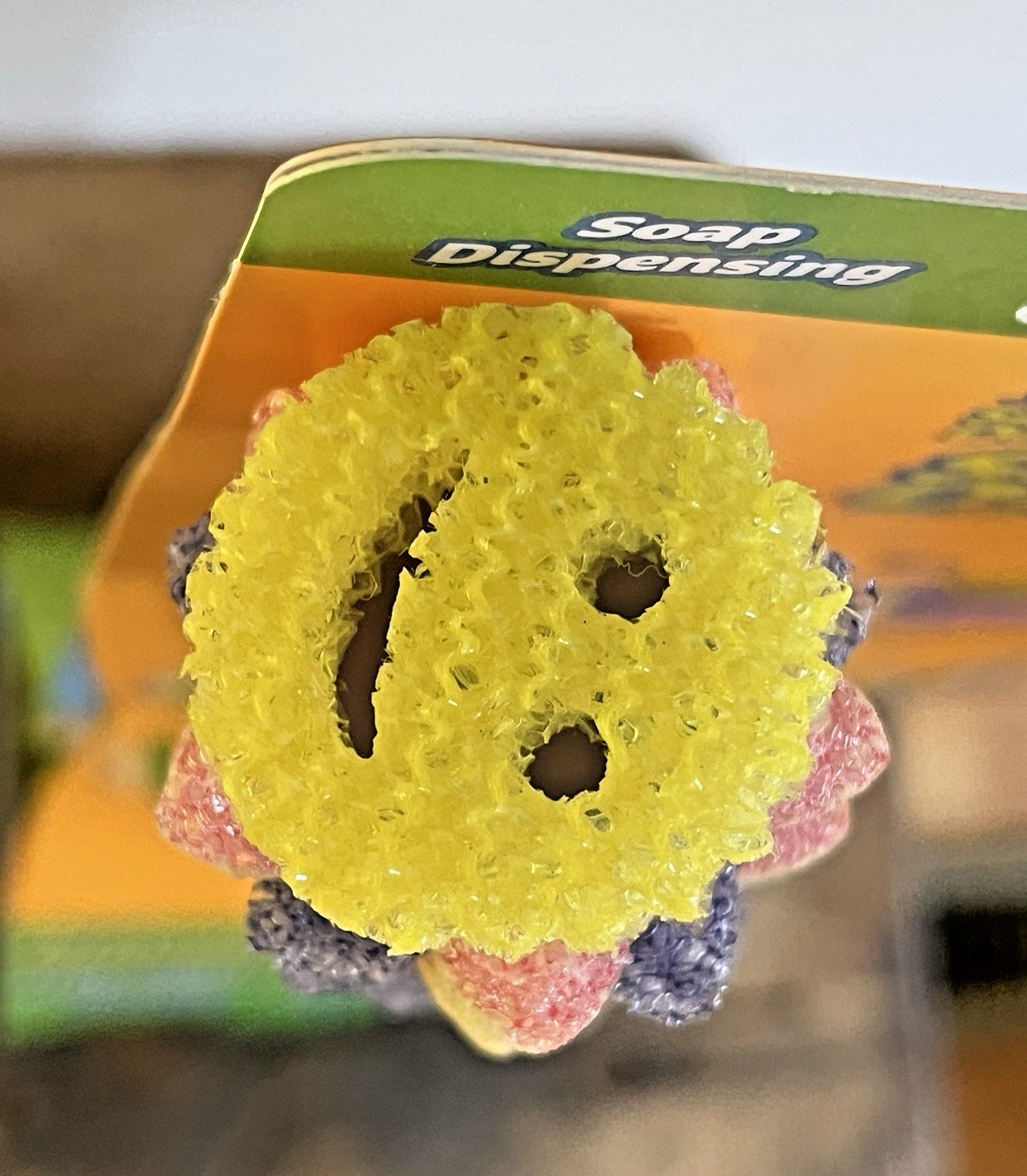 New Scrub Daisy Daddy Hyacinth & Base Dishwand System Bottle Glass Scrubber