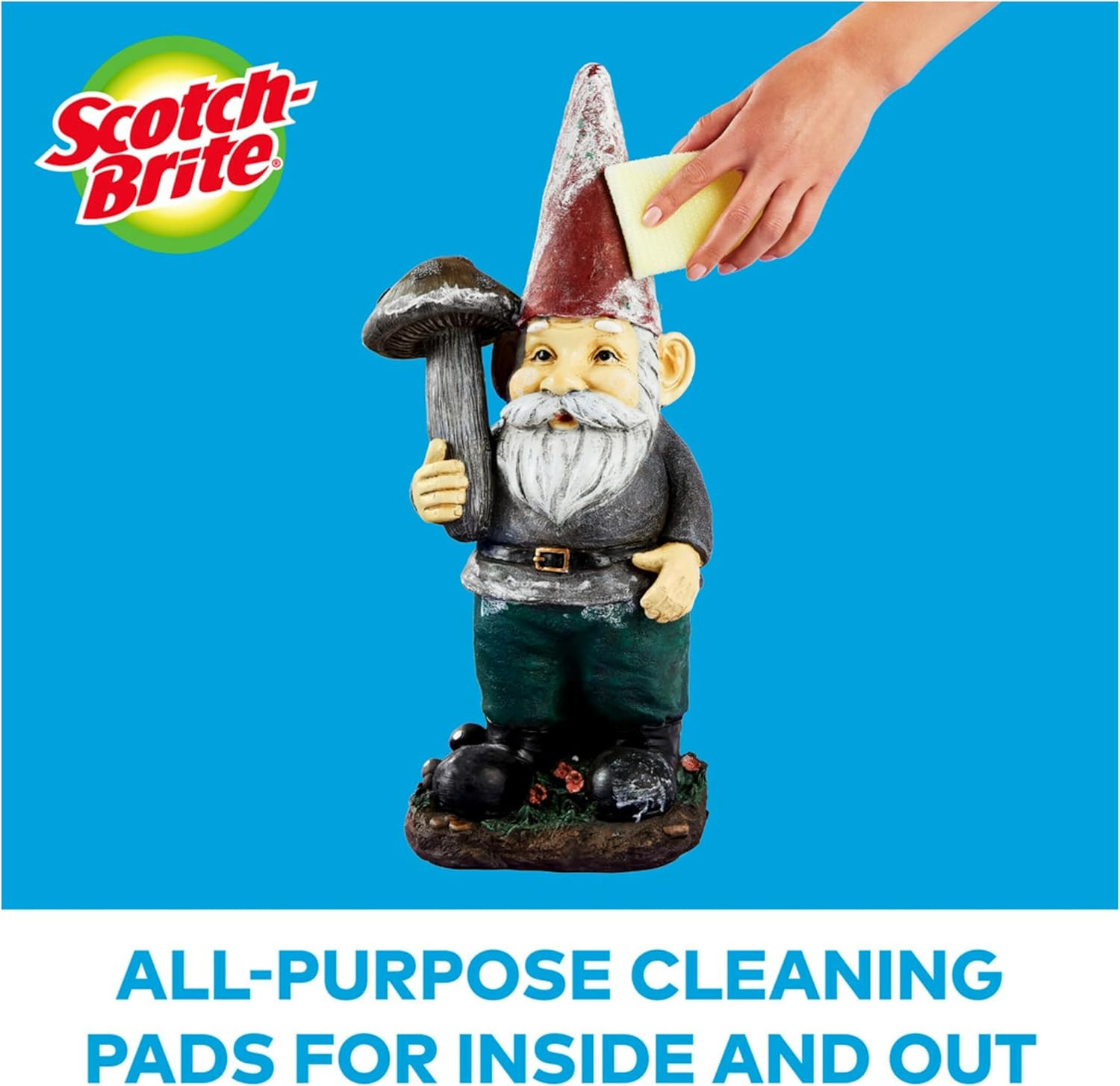 Dobie Pads: All-Purpose Non-Scrubbing Sponges Non-Stick Cookware, 12 Dobie Pads