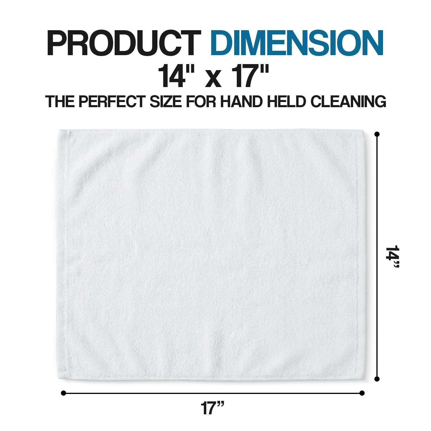 Bar Towels (Pack of 60) Size 14×17 Inches – 100% Cotton, Absorbent and Reusab…