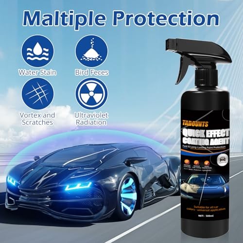 500ml Quick Effect Coating Agent for Car – 2026 Upgrade Car Coating Spray,