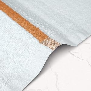 Bar Mops Gold Stripe Pack of 60 Kitchen Towels 16×19 Multi-Purpose for Home,