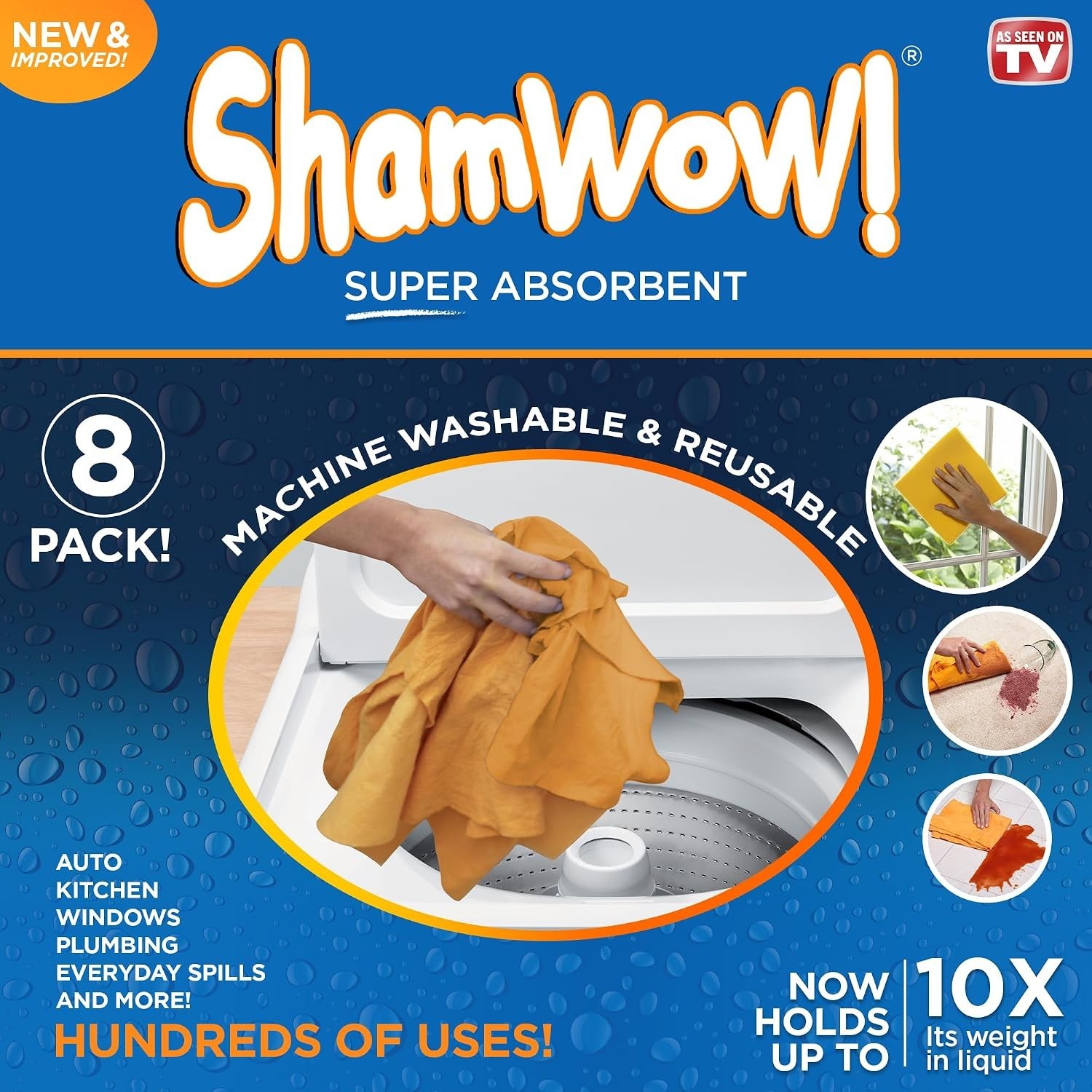 Chamois Towel for Cars 8pk – Machine Washable