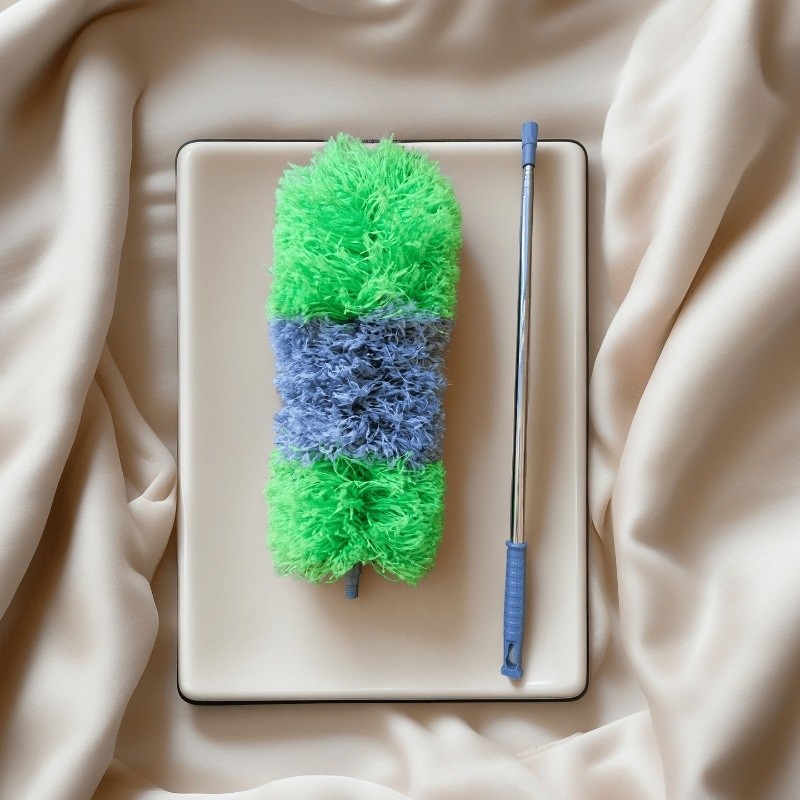 1pc Telescopic Microfiber Dusting Duster, Scratch-Resistant with Bendable…