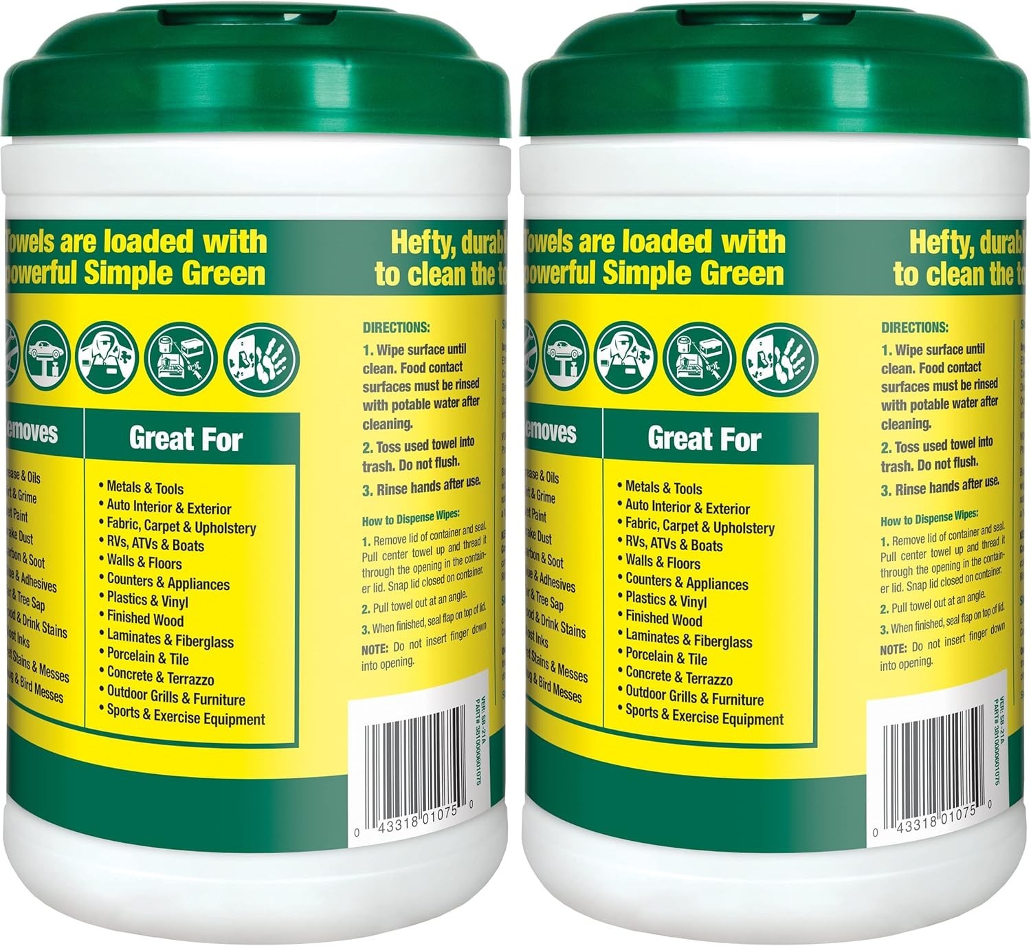 Professional Grade Heavy-Duty Cleaning and Degreasing Towels, All-Purpose Cle…