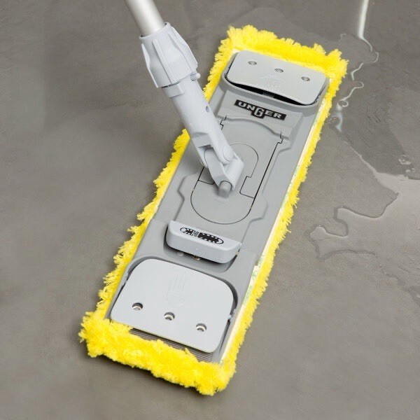 5 Pack – Unger SmartColor MM40Y MicroMop 15.0 16″ Yellow Wet / Dry Mop Pad