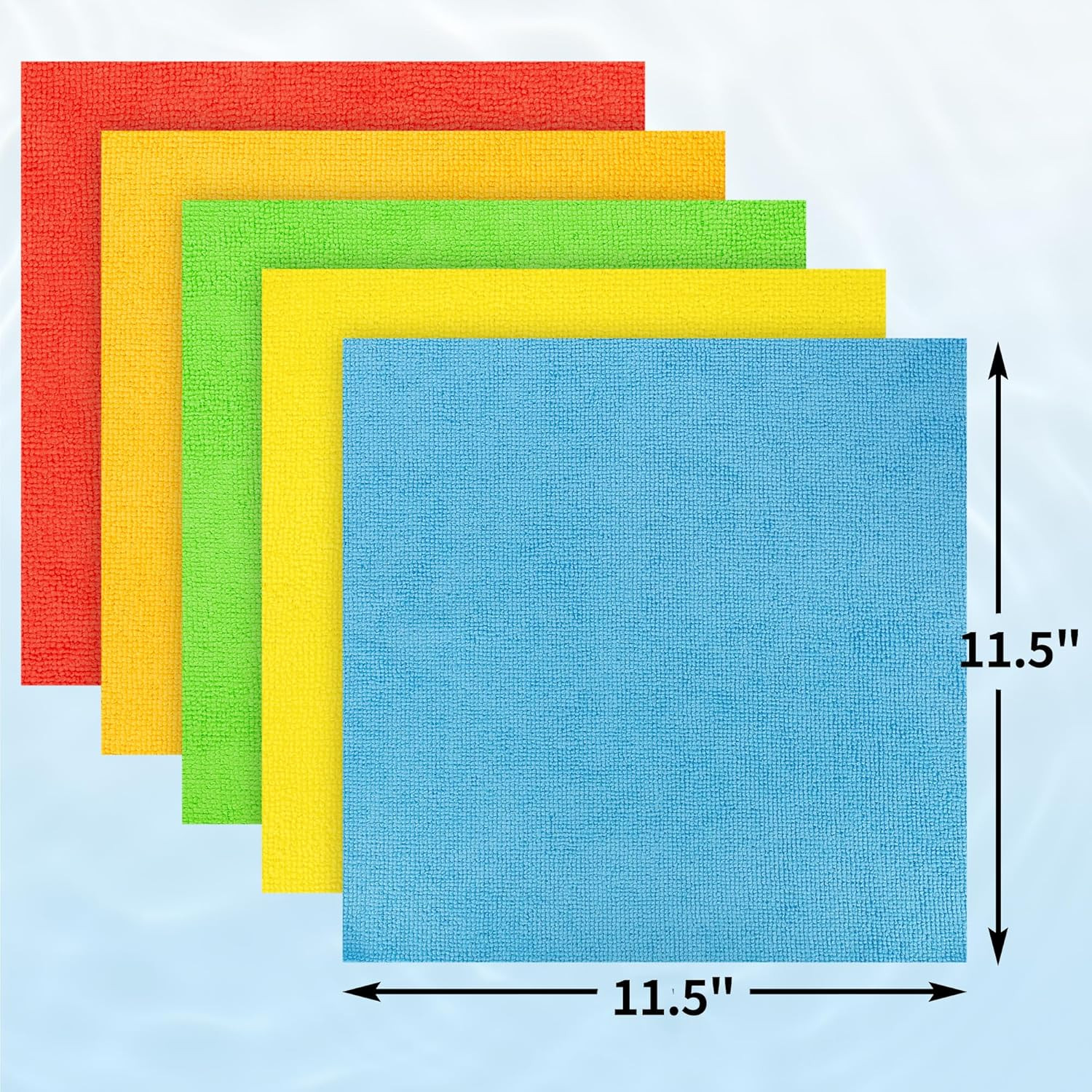 Microfiber Towels for Cars, 24 Pack Microfiber Cleaning Cloths, 11.5″*11.5″ C…