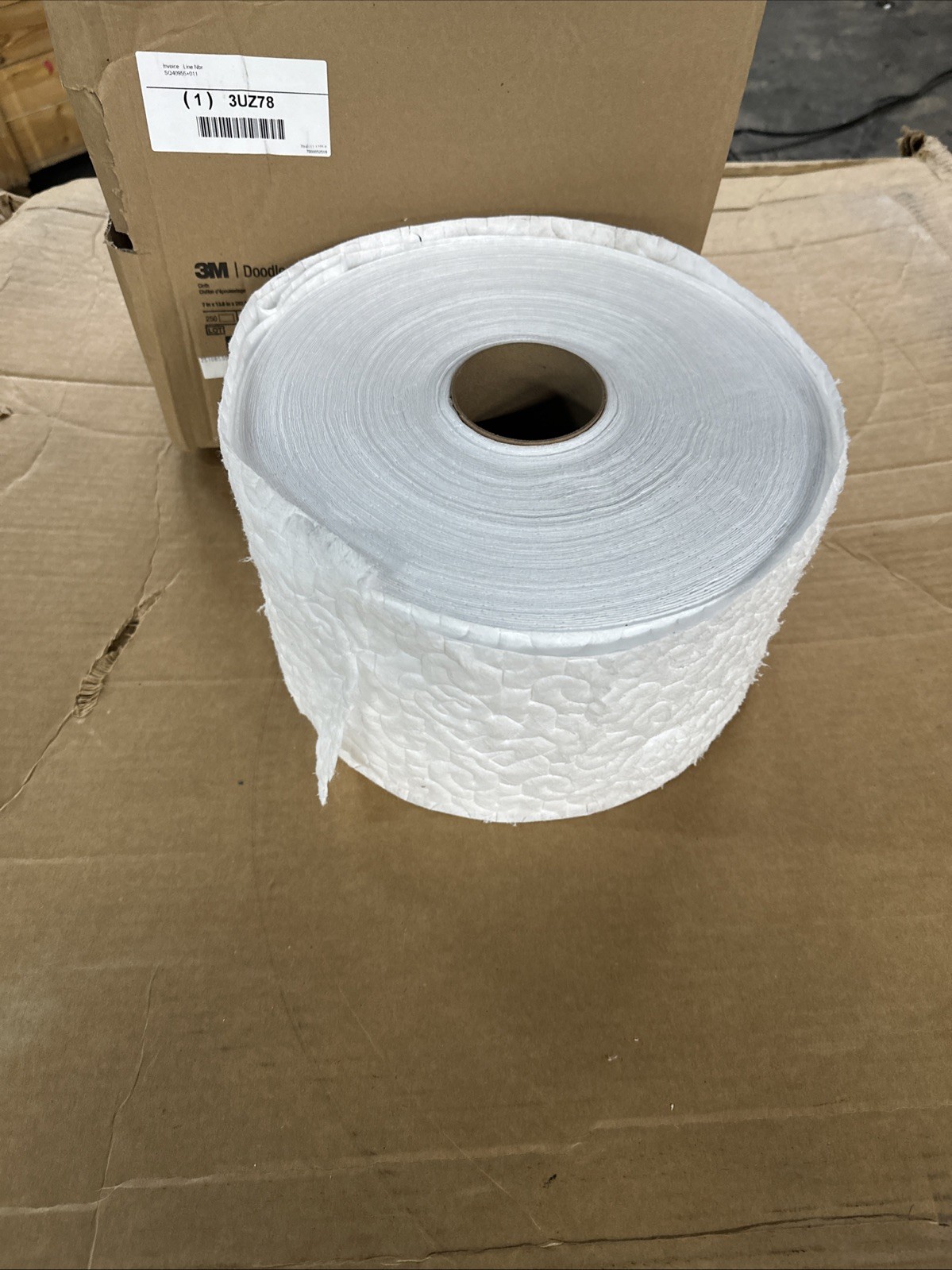 3M 1200 13 3/4 Ienth 7 in Width Dust Cloth, White 250 Sheets Per Roll
