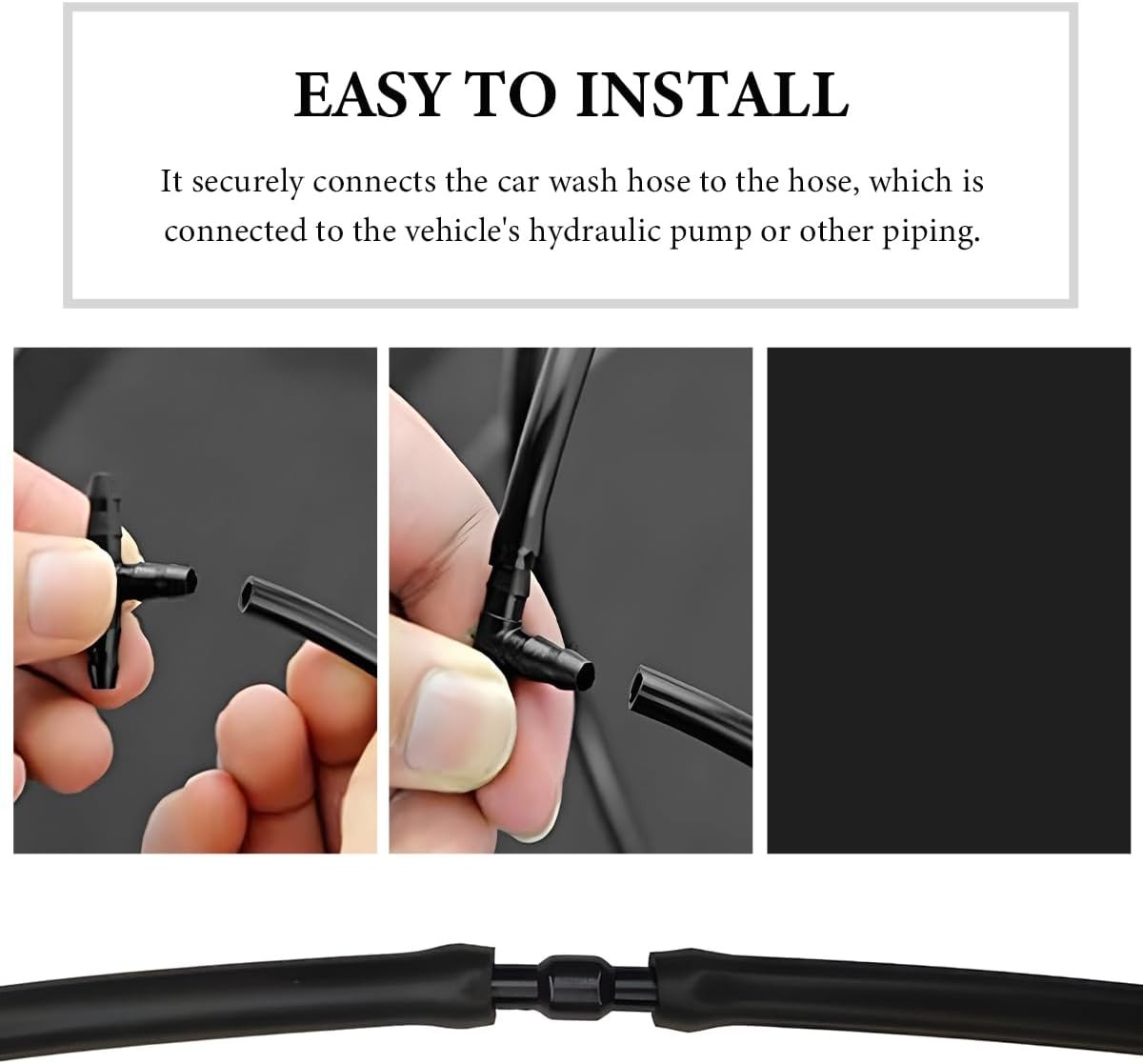 30 PCS Windshield Wiper Hose Connectors, 2-Way I Type 3-Way T/Y Type Windscreen