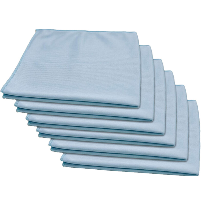 Wholesale (240)Microfiber Glass Cleaning Cloth Lint Free Polishing Towels 16×16″