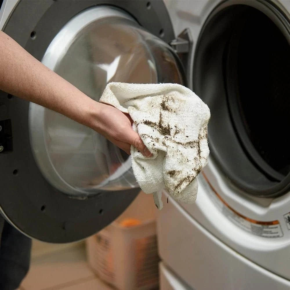 HDX Terry Towels 14″x14″ (100 Pack) (Washable, Reusable, Multi-Purpose)