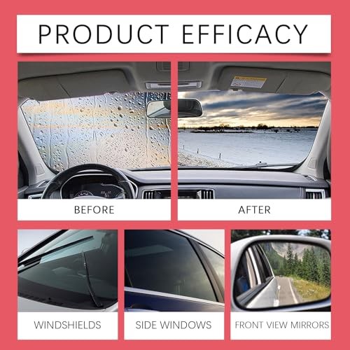 2Pack Automotive Oil Film Cleaning Brush – New Glass Coating for Windshield