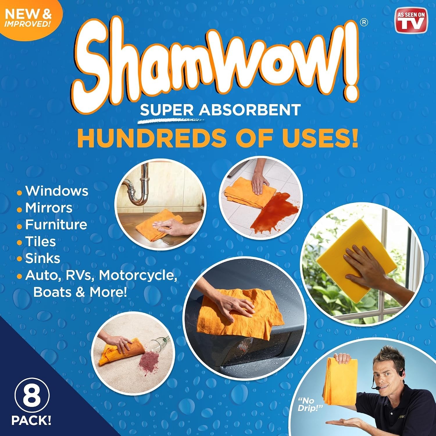 Chamois Towel for Cars 8pk – Machine Washable