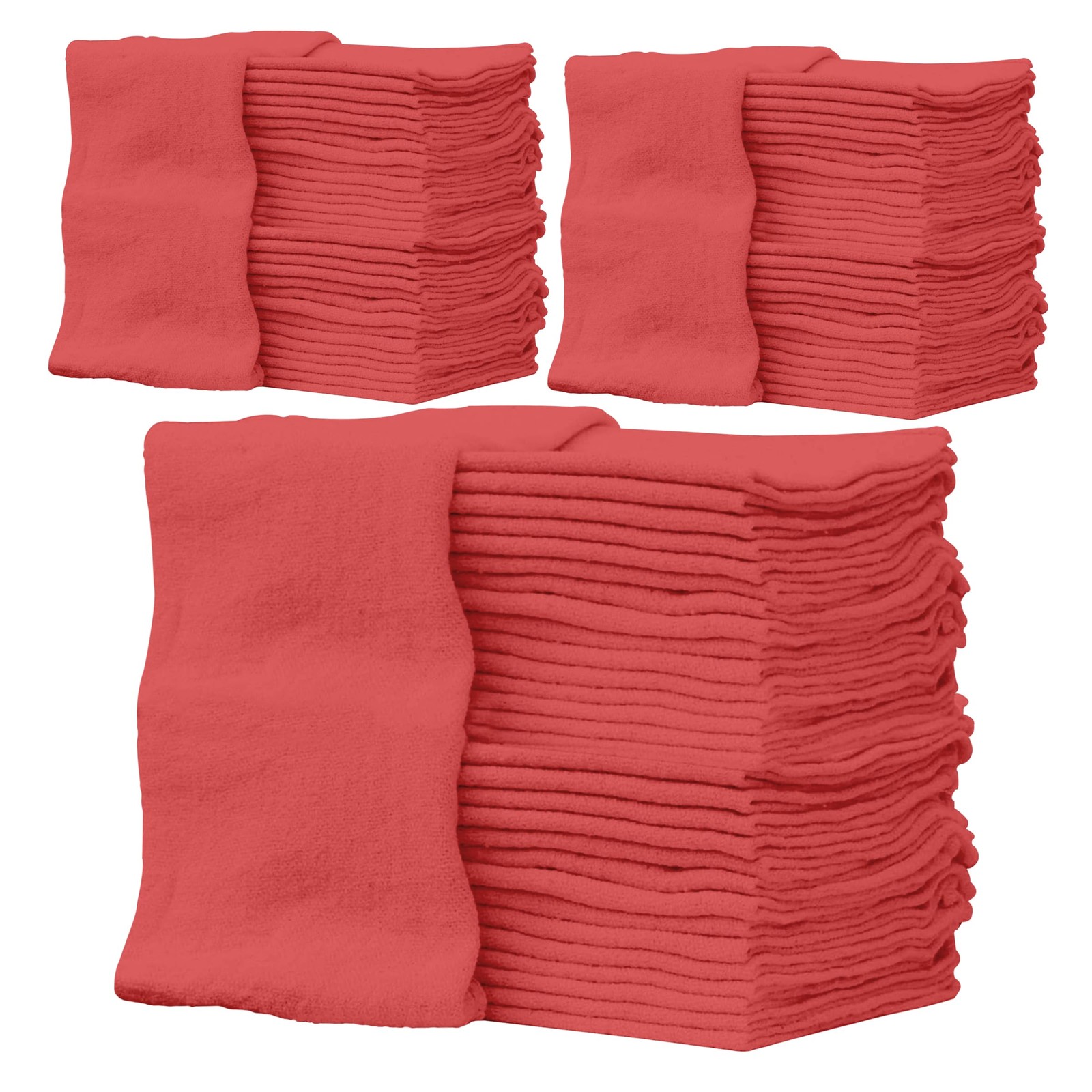 ZUPERIA Cotton Shop Towel – Multipurpose Cleaning Cloths (14″ x 12″ – Pack of…