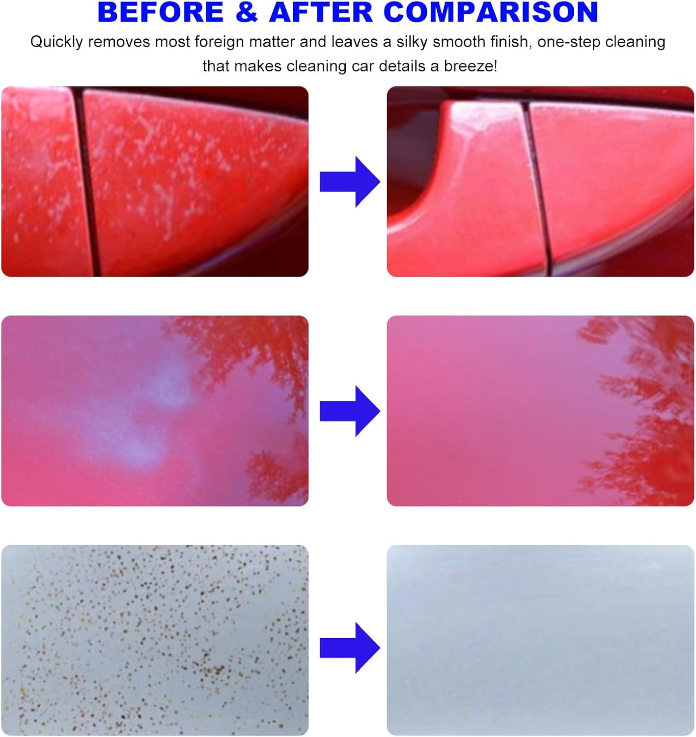 Clay Towel, 12″×12″ Fine Grade Microfiber Clay Bar Alternative Scratch-Free