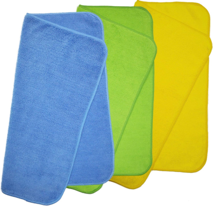 Toallas Microfibra 36Pzs 16×16 Limpieza Multiuso Colores, Nuevo