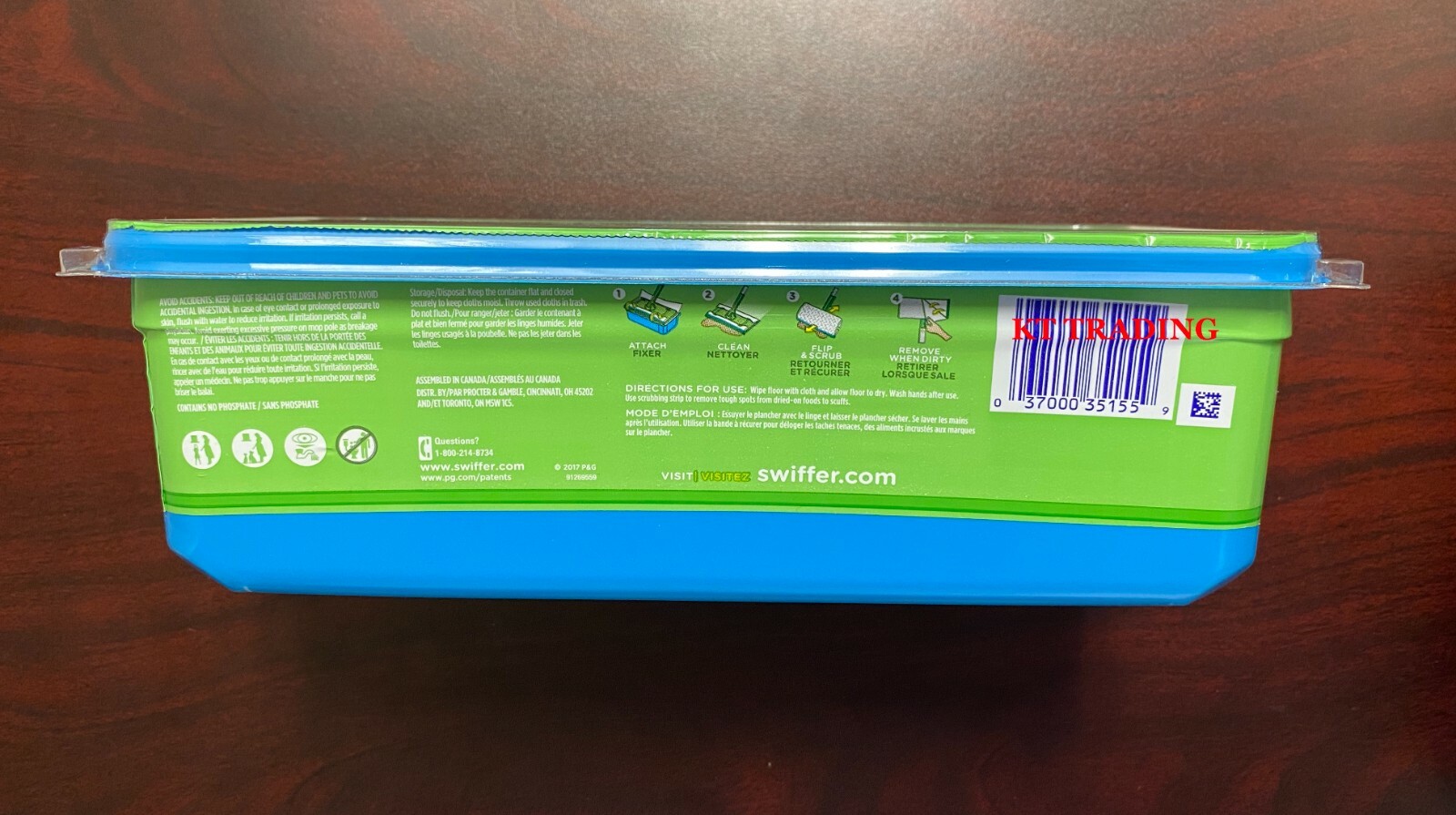 Swiffer SWEEPER WET Mopping Cloths Refill Trap+Lock Multi-Surface ~ Fresh Scent