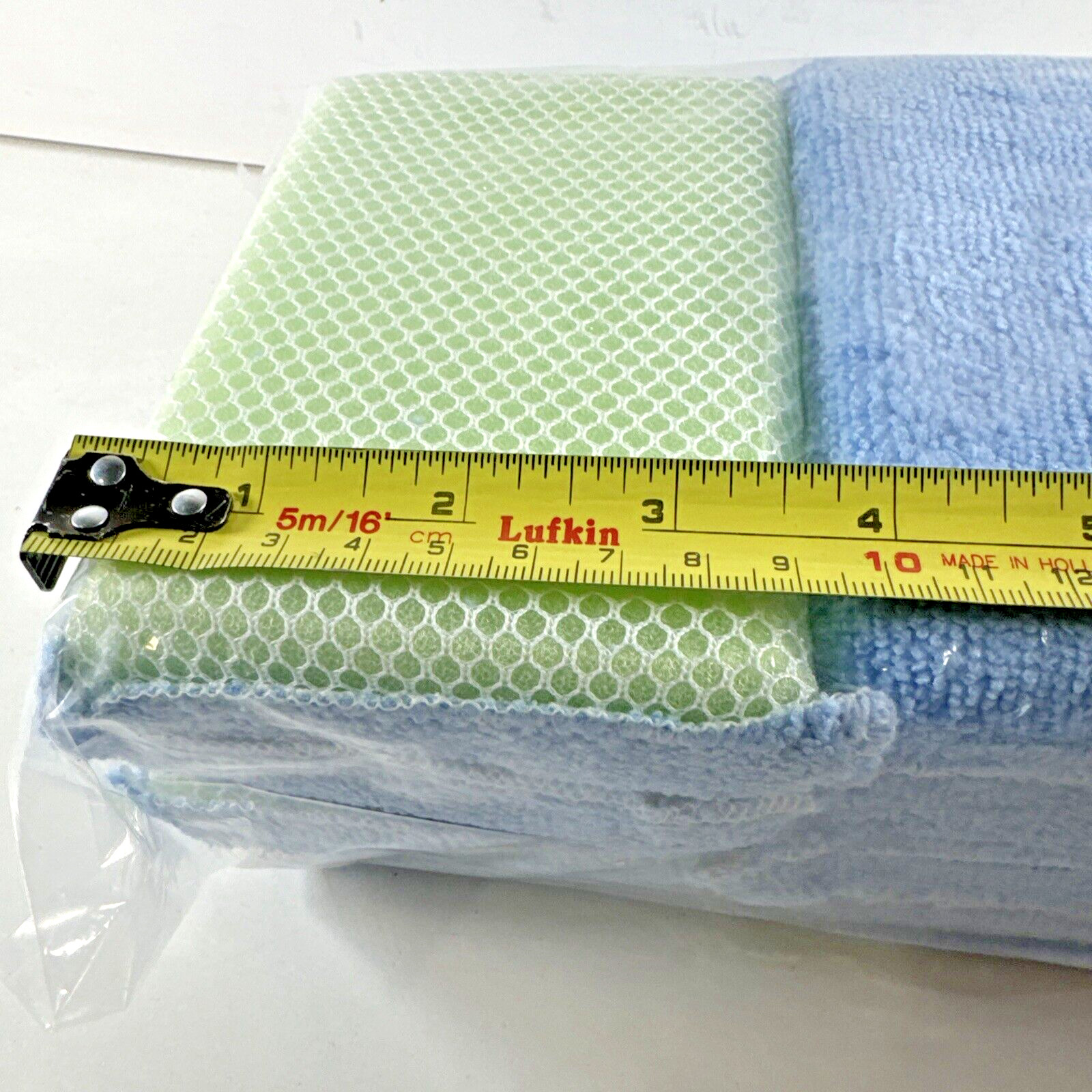 NEW LOLA Microfiber Cloth w Nylon Net & Microfiber Side Cleaning Pads – 8PK
