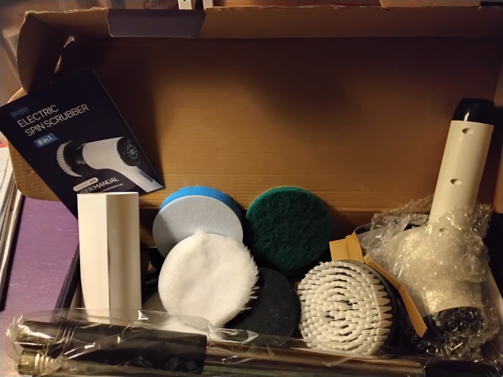 Onejoy Cordless 8 in 1 Electric Spin Scrubber Rechargeable