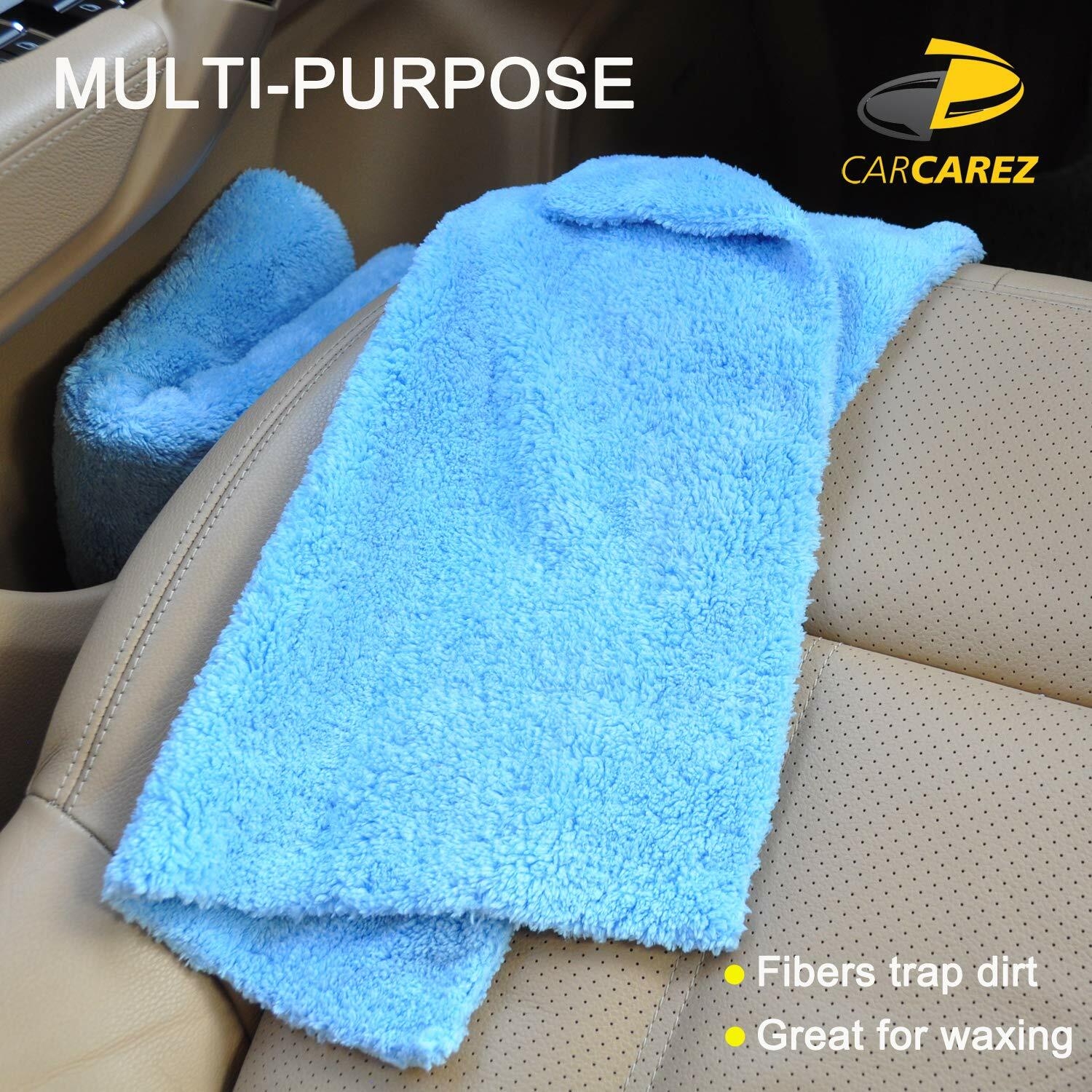 Microfiber 16×16 cleaning cloth detailing polishing thick towels rags 450 gsm