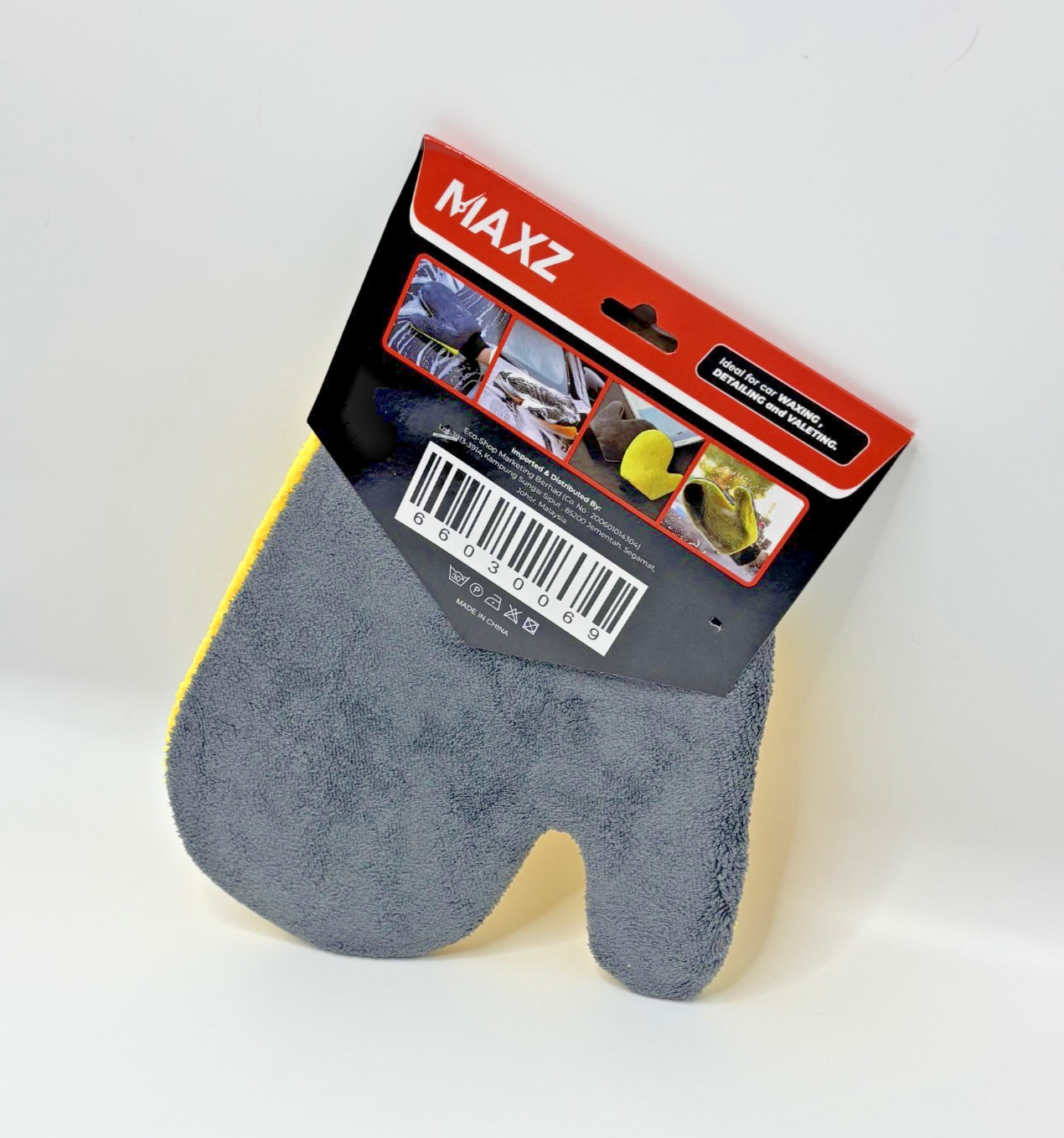 Car Care Microfiber Polish Cloth Mitt Quick Dry Detailing Glove