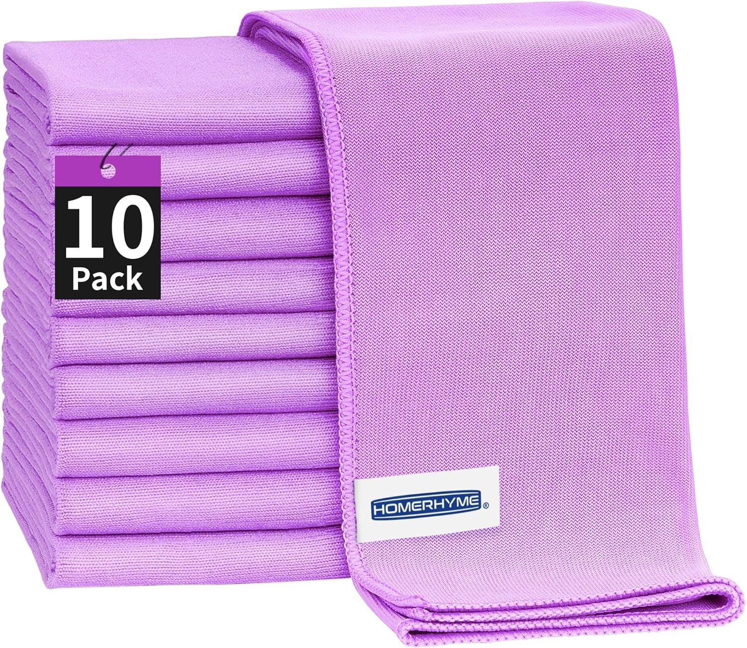 Microfiber Glass Cleaning Cloth 12 Pack Window Glass Cleaning Rags Reusable