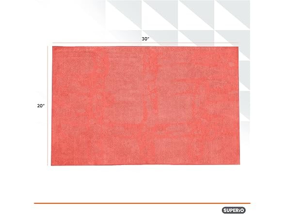 Superio Microfiber Squeegee XL Mopping Towels Multicolor 20×30 inches