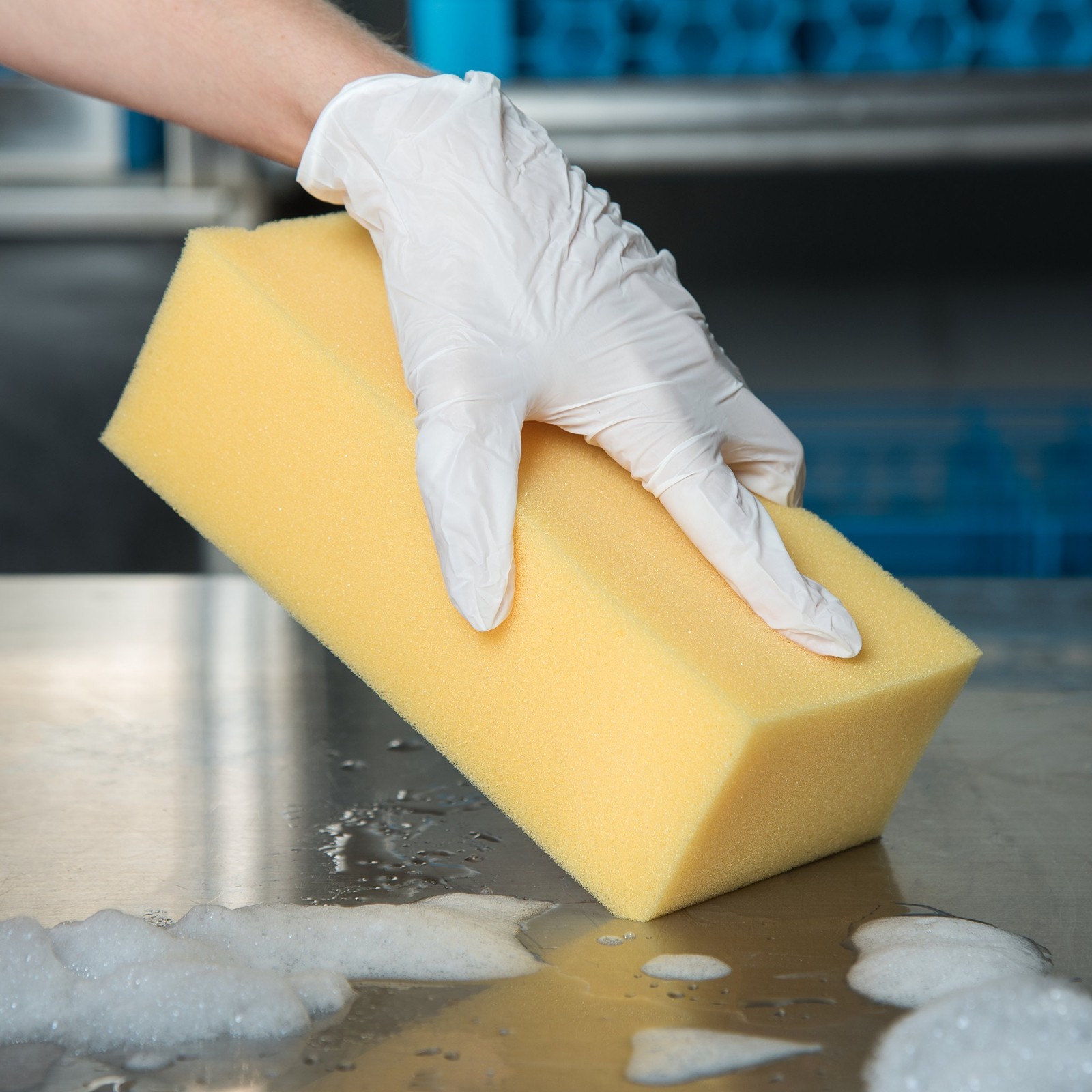 Extra Large Commercial Sponge 8.25″ Yellow – Case of 24, Heavy-Duty Cleaning Too