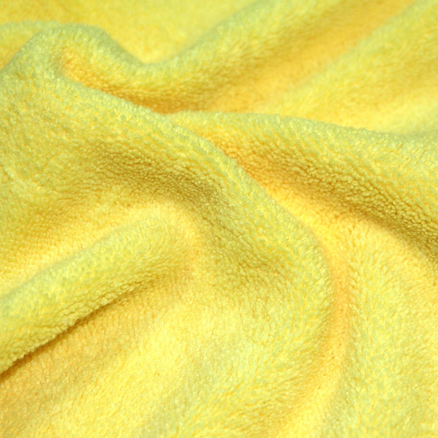 POLYTE Microfiber Cleaning Towel (16×24 16×24 in, 18 Pack, Blue,green,yellow