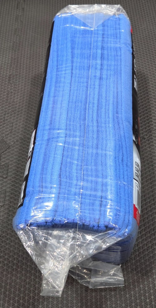 36 Costco Kirkland Signature Microfiber Towels 16″ x 16 Color Blue 80% Polyester
