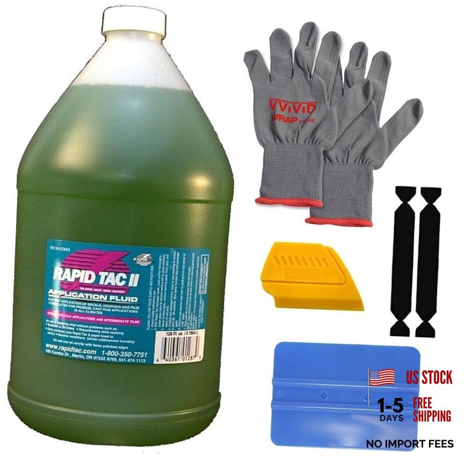 128 oz Fluid for Bubble-Free Graphics Installation, Bubble-Free Fluid