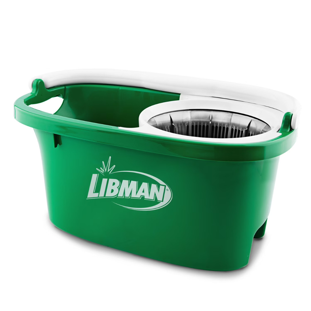 Libman All-in-One Tornado Spin Mop Floor Cleaning Kit, Advanced Microfiber Head