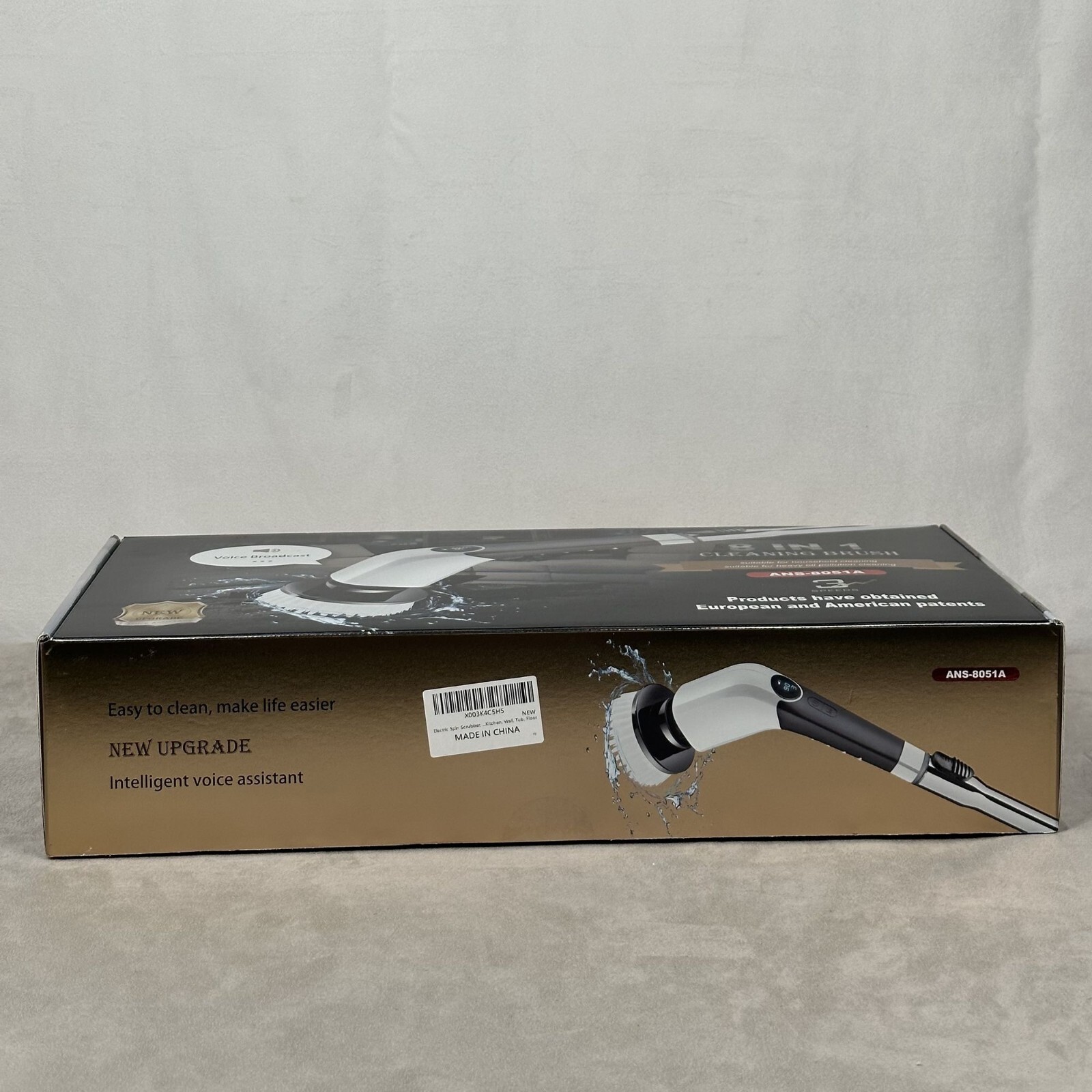 NEW Keimi Electric 8 in 1 Cleaning Brush With Voice Assistant – ANS-8051A 3speed