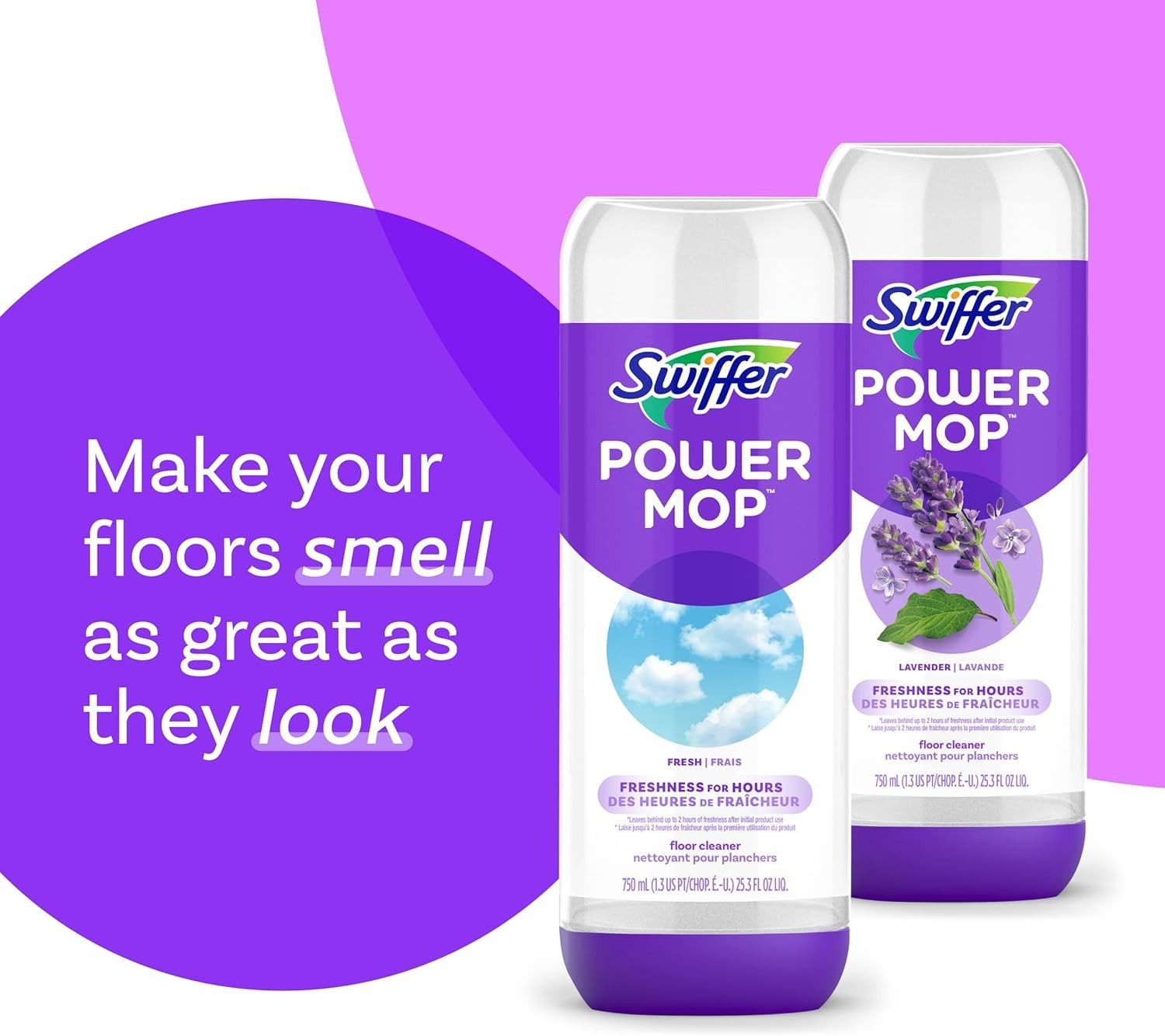 Swiffer Power Mop Refill Solution, pack of 2