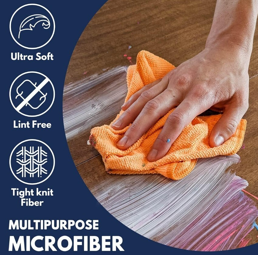 Microfiber Cleaning Cloth Micro fiber Towel Ultra Absorbent Rag Streak Lint Free