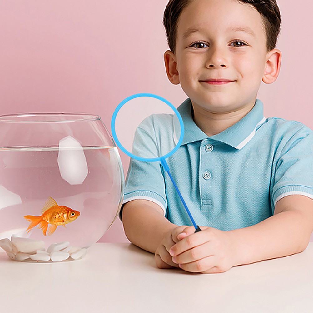 50Pcs Lightweight Reusable Aquarium Mini Pond Nets for Small Fish and Shrimp