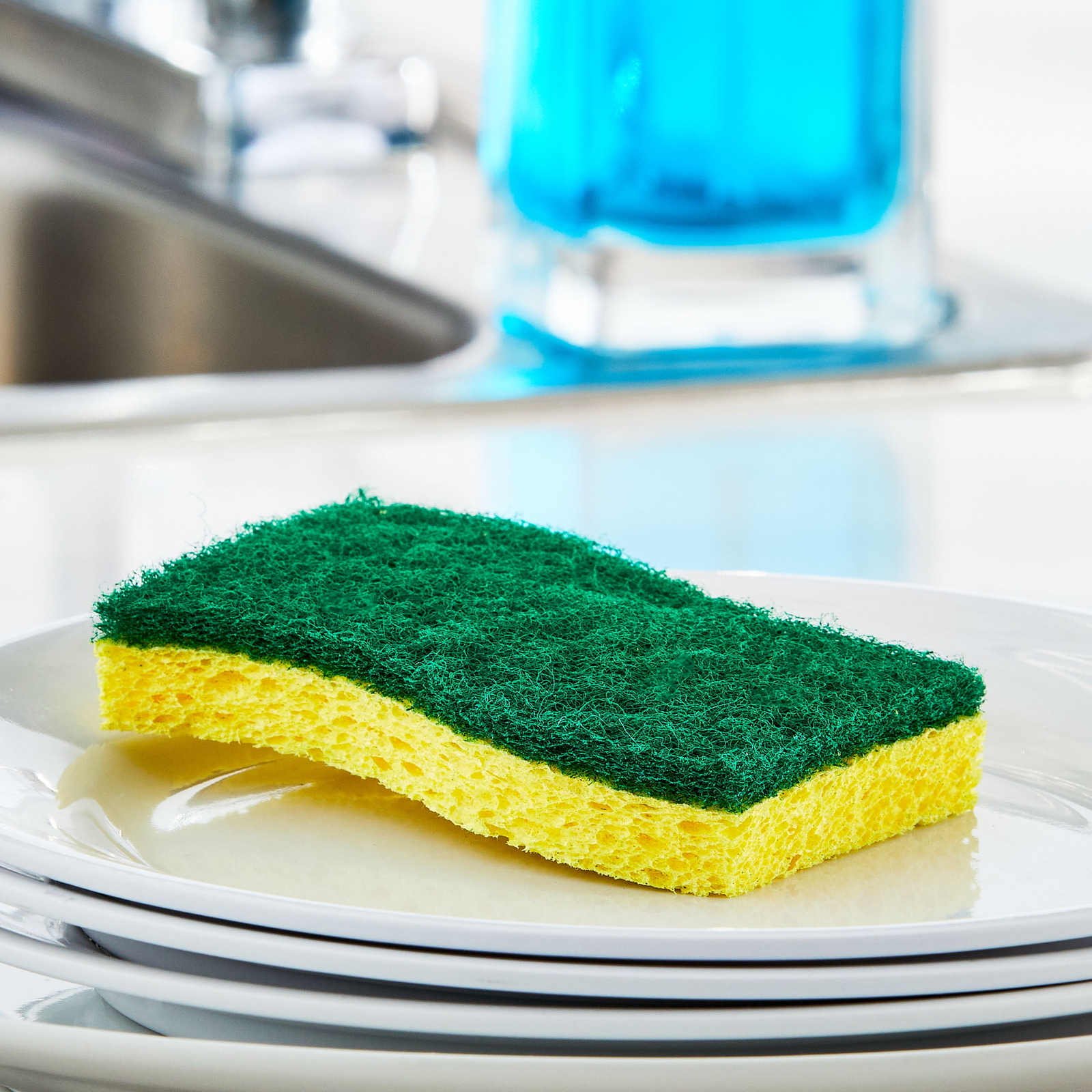 (6 pack) Heavy Duty Scrub Sponges, 8 Count