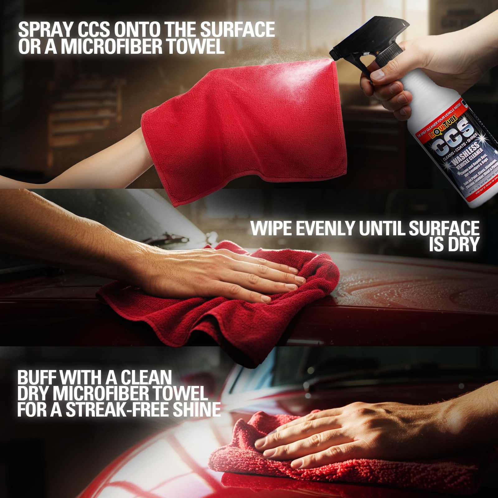 LiQuiTube CCS Multi Surface Cleaner – Bug Remover for 32 Fl Oz (Pack of 1)