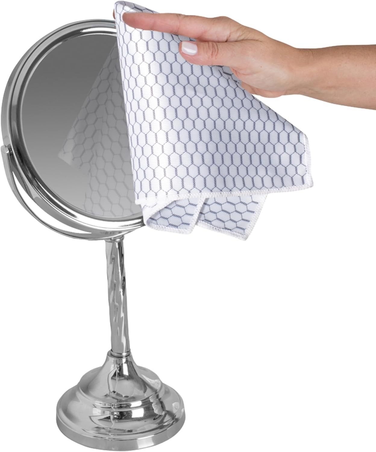 Casabella Lint Free Microfiber Cleaning Cloths 12X14 Set Of 2 For Glass Mirrors