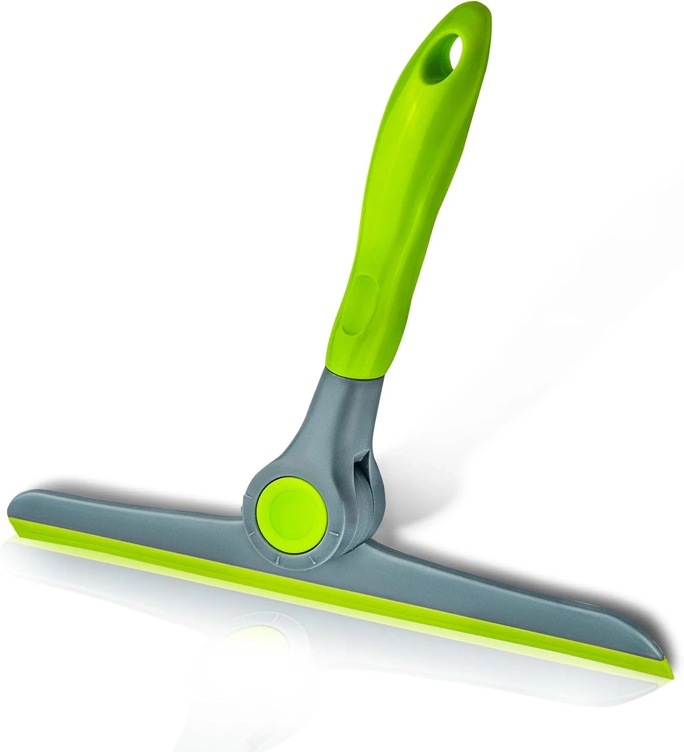 10″ Heavy Duty Green, Grey Window Cleaning Squeegee, Handheld Squeegee for Glass