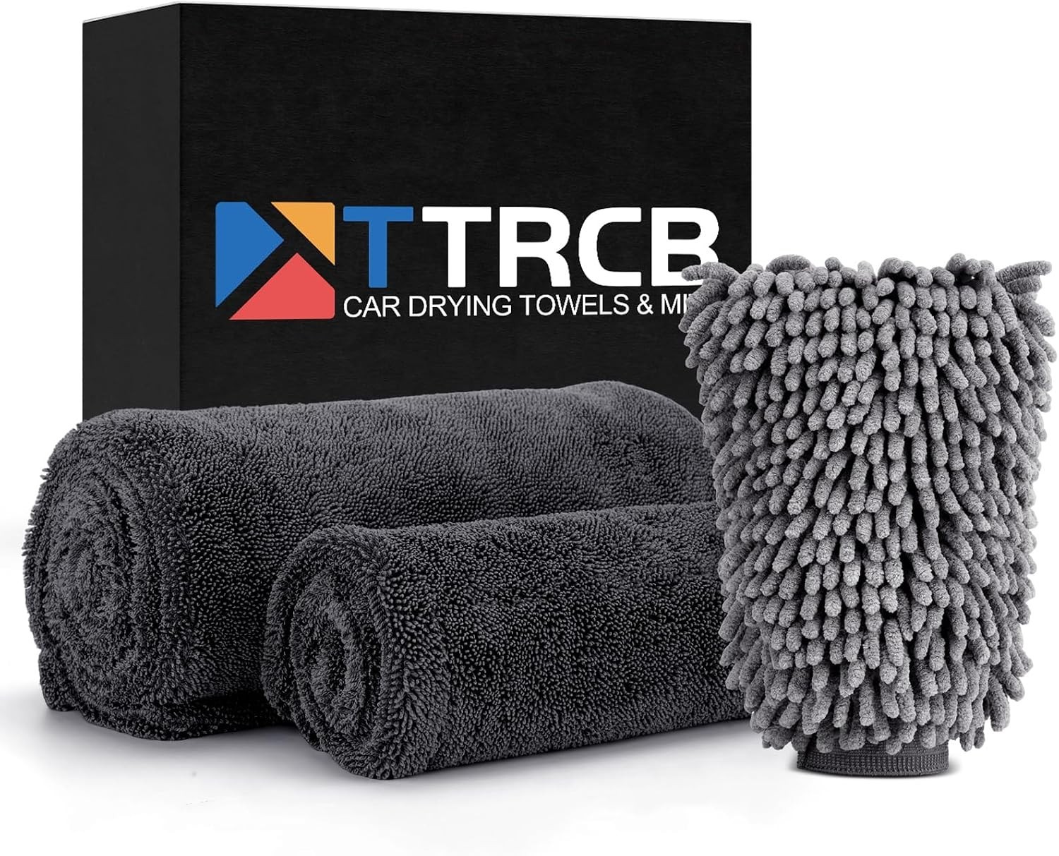 2 Pack Car Drying Towel, 1300 GSM Microfiber Towels for Cars 36″ x 24″ & 16″ …