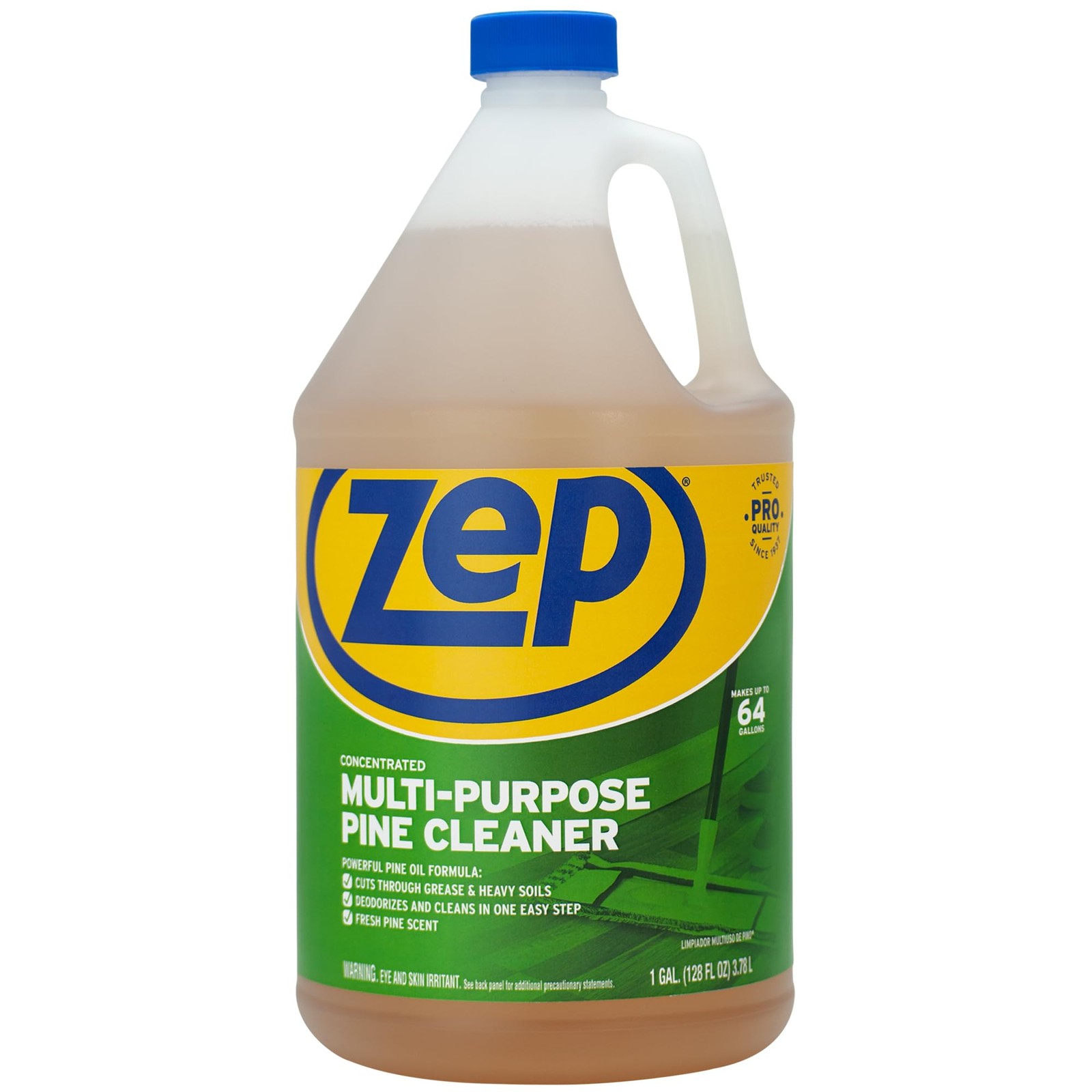 Zep Concentrated Multi-Purpose Pine Cleaner – Cut 42.67 Fl Oz (Pack of 3)