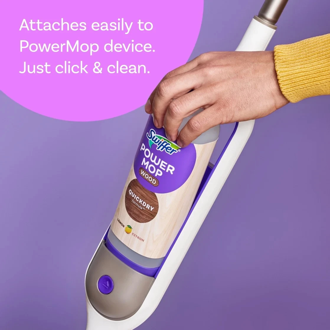 Swiffer Power Mop Wood Quickdry Floor Cleaner – 2 Pack 25.3 oz. each