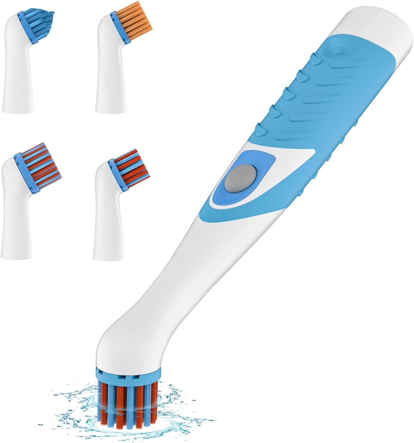 Electric Cleaning Brush with 4 in 1 Multiple Brush Heads, Indoor Household