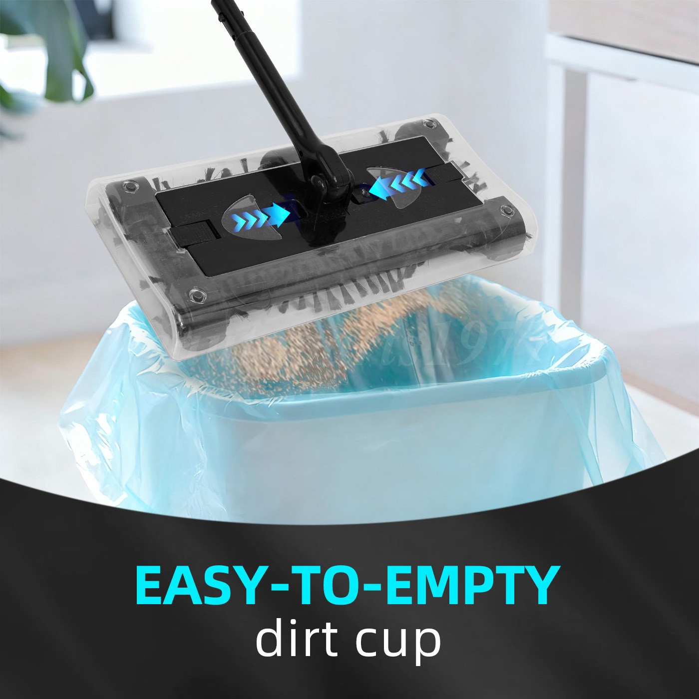 Floor Sweeper Cordless Electric Rechargeable Floor&Carpet Vacuum Cleaner Handle